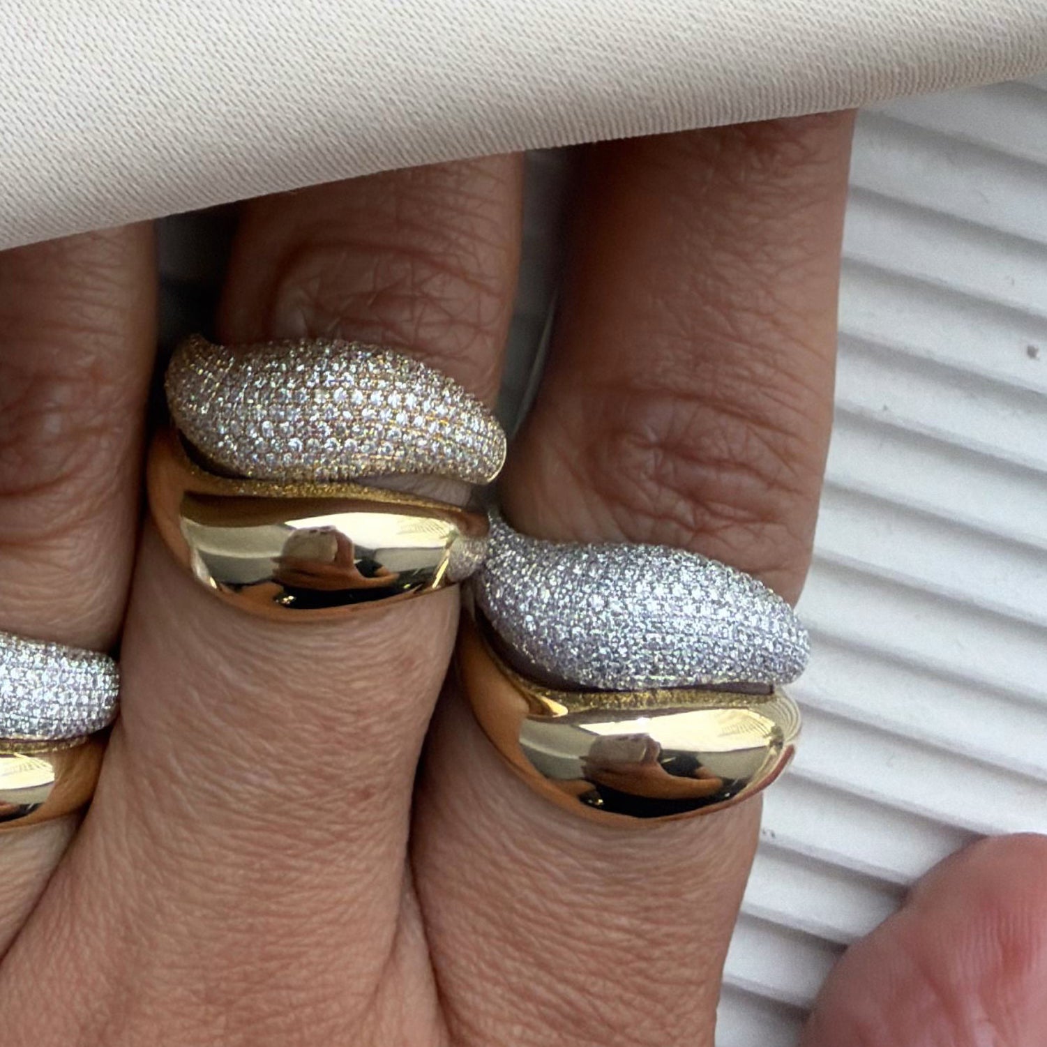 Anillos Chunky Wavy, Set