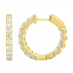 Hoops Diamantes In and Out 19mm