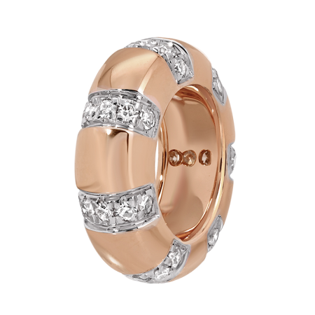 Rondelle Lifesaver de Diamantes