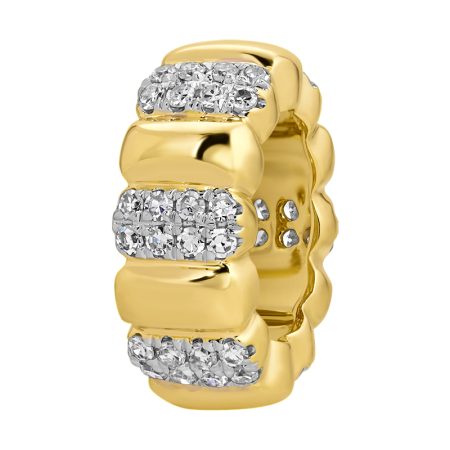 Rondelle Chunky Diamantes 10mm