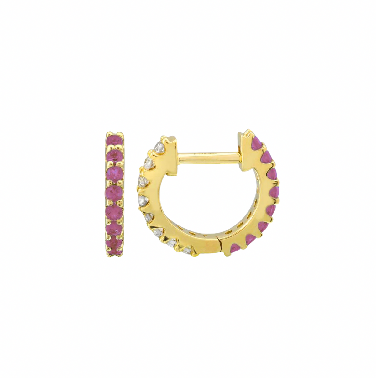 Huggies Mitad Diamantes Mitad Zafiros Rosas