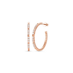 Gold Pyramid & Diamonds Flexible Hoops