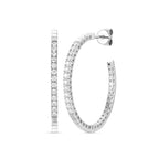 Flexible Diamond Hoops