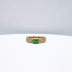 Anillo de Esmeralda con Diamantes