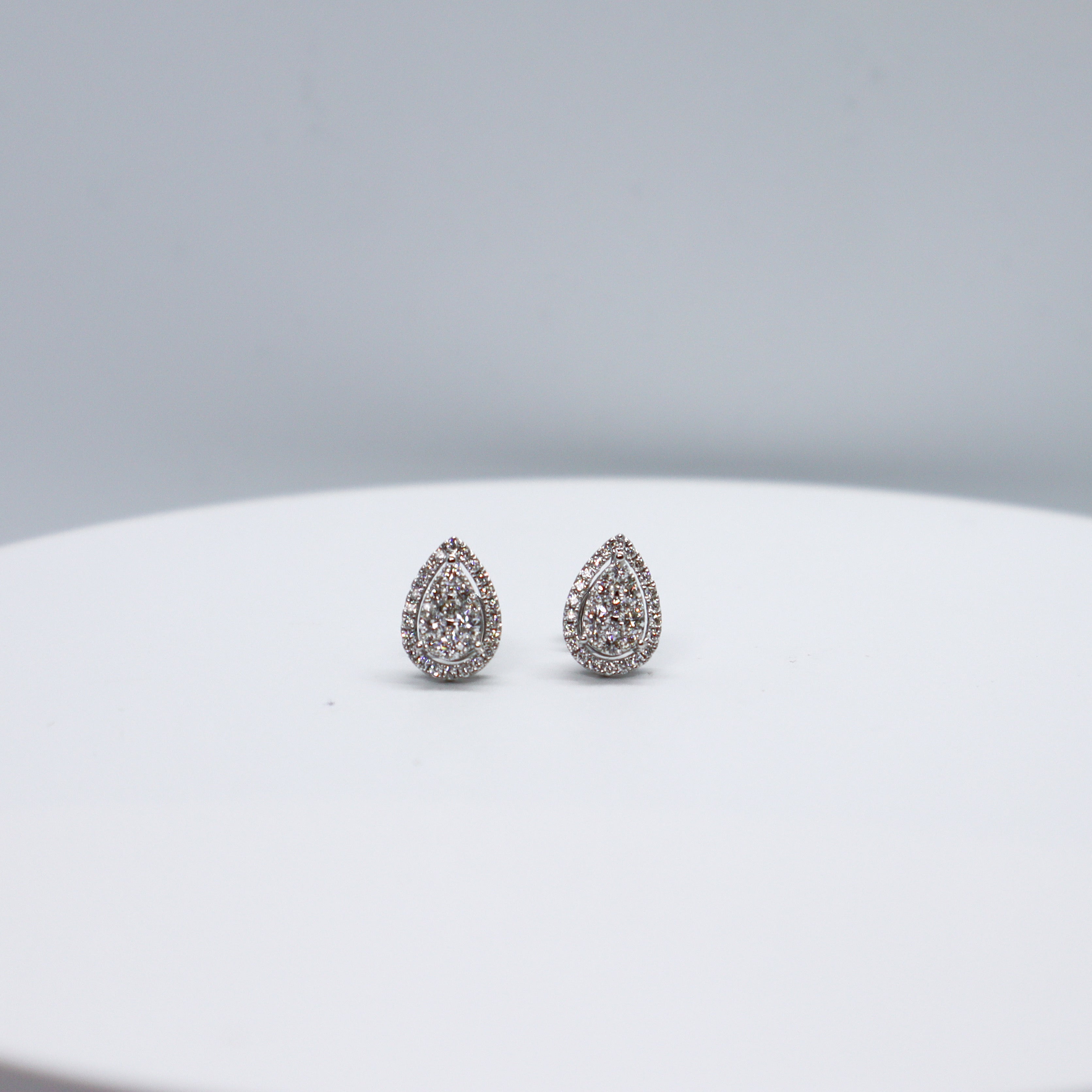 Aretes de Diamantes en Gota