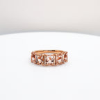 Anillo de Morganita con Diamantes