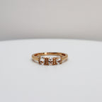 Anillo de Aguamarina y Diamantes