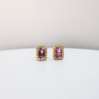 Aretes de Amatista Lila