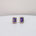 Aretes de Tanzanita
