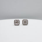 Aretes de Diamantes Cuadrados