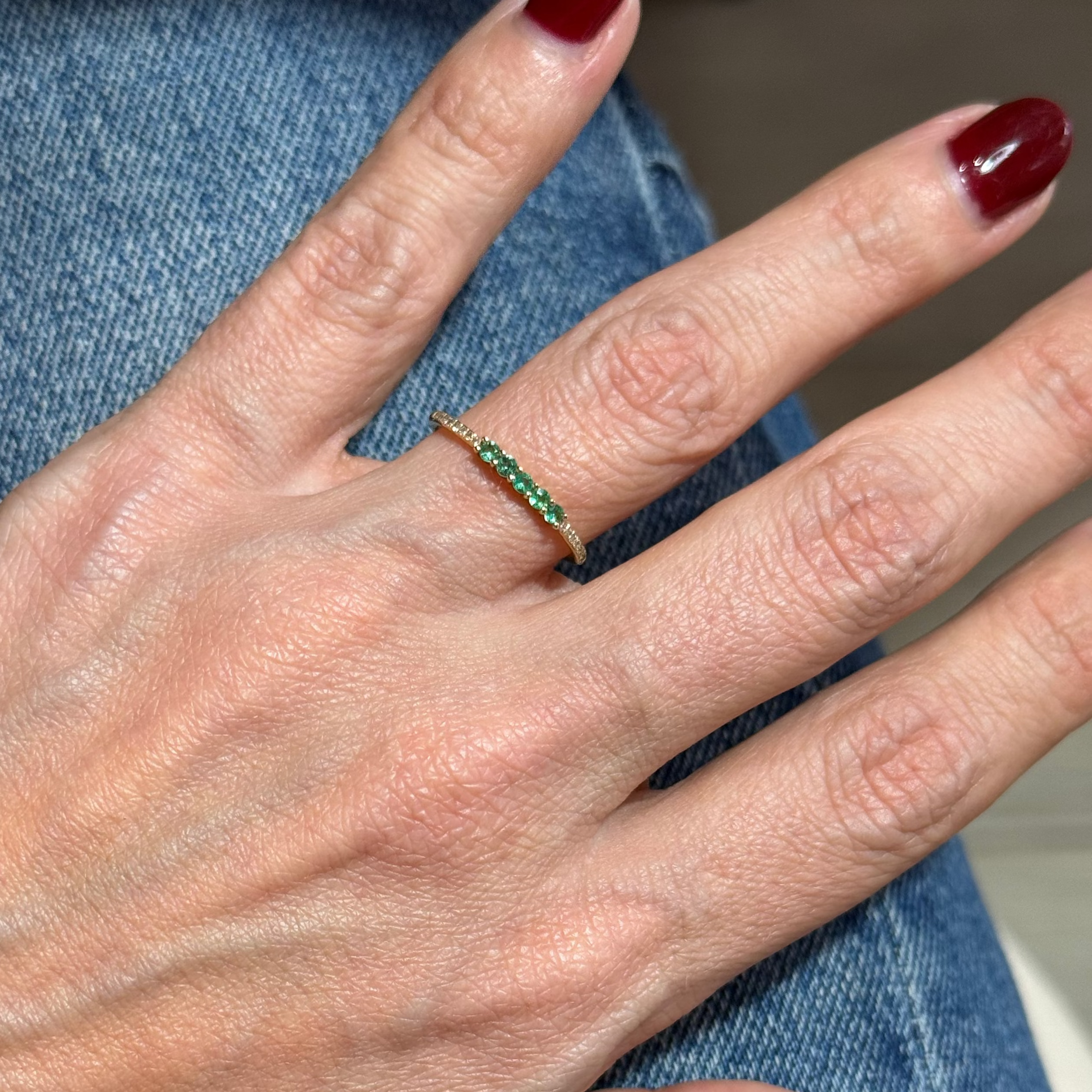 Anillo de Gema con Diamantes