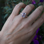 Anillo de Amatista Rosa