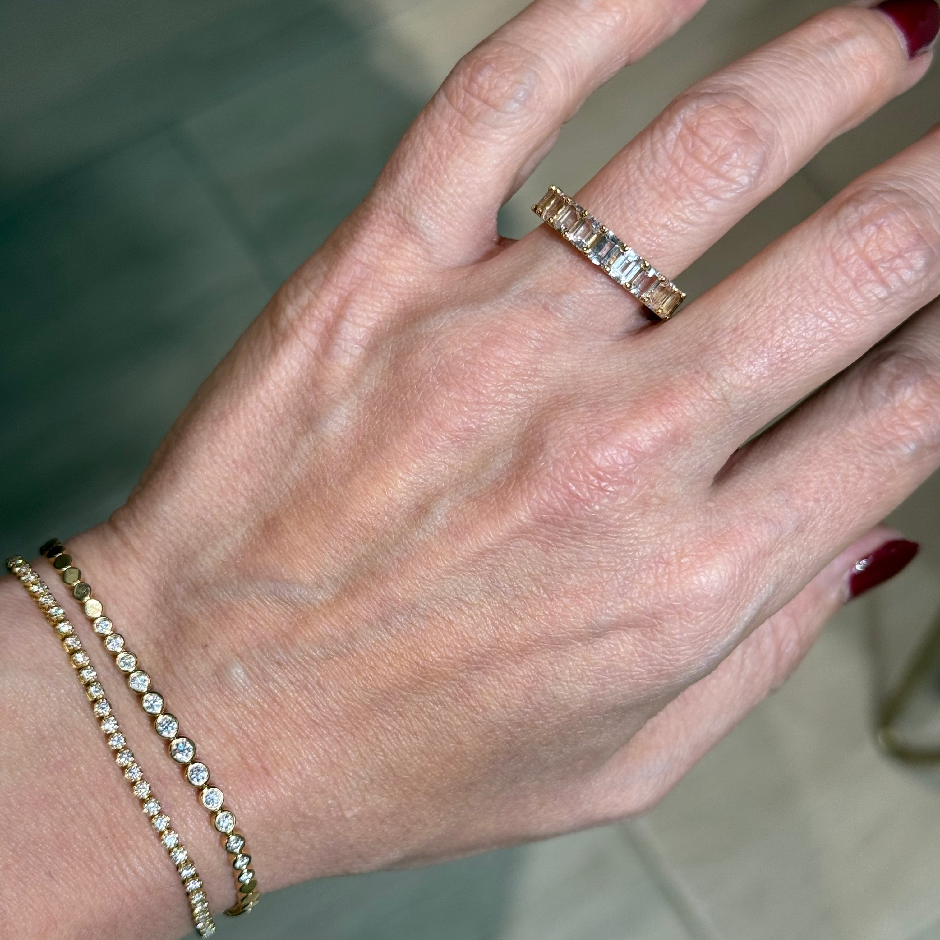 Eternity Ring de Topacios