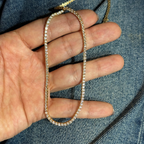 Classic Diamond Tennis Necklace 5.2ct White Gold