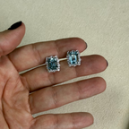 Aretes de Aguamarina