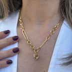 Charm de Corazon con Diamantes