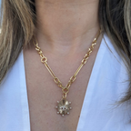 Charm de Evil Eye con Diamantes