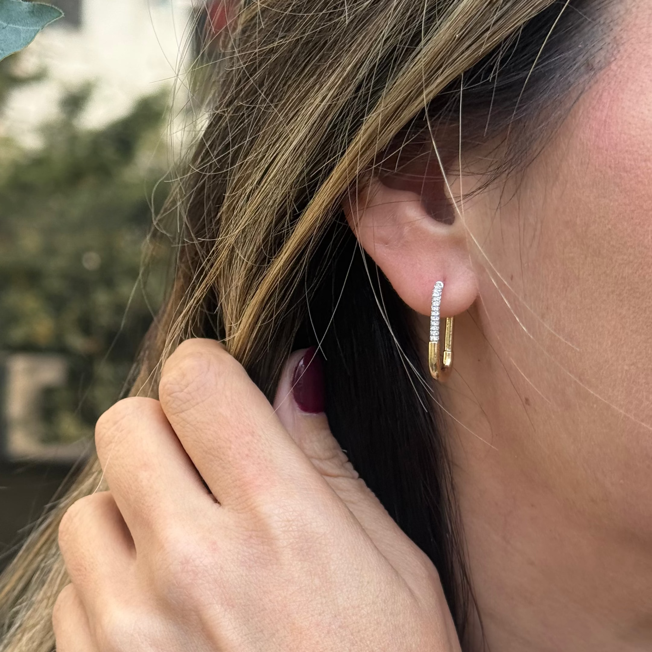 Aretes de Diamantes