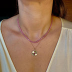 Collar de Zafiros Rosas