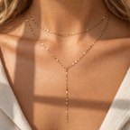 Mirror Chain Necklace & Lariat