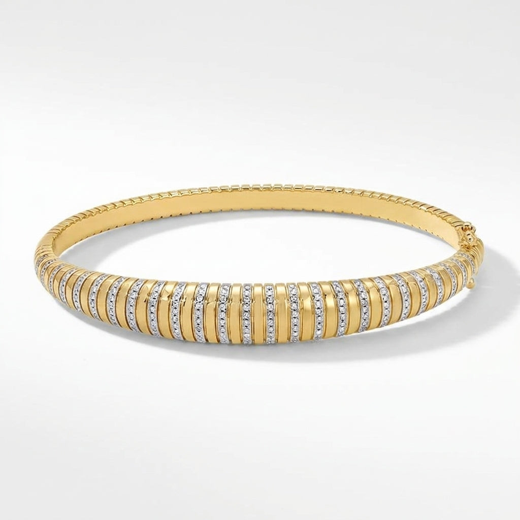 Bangle con Diamantes Stripped